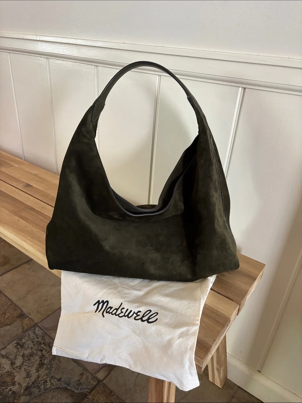 Madewell Mylie Green “Loden” Suede - Picture 2 of 6